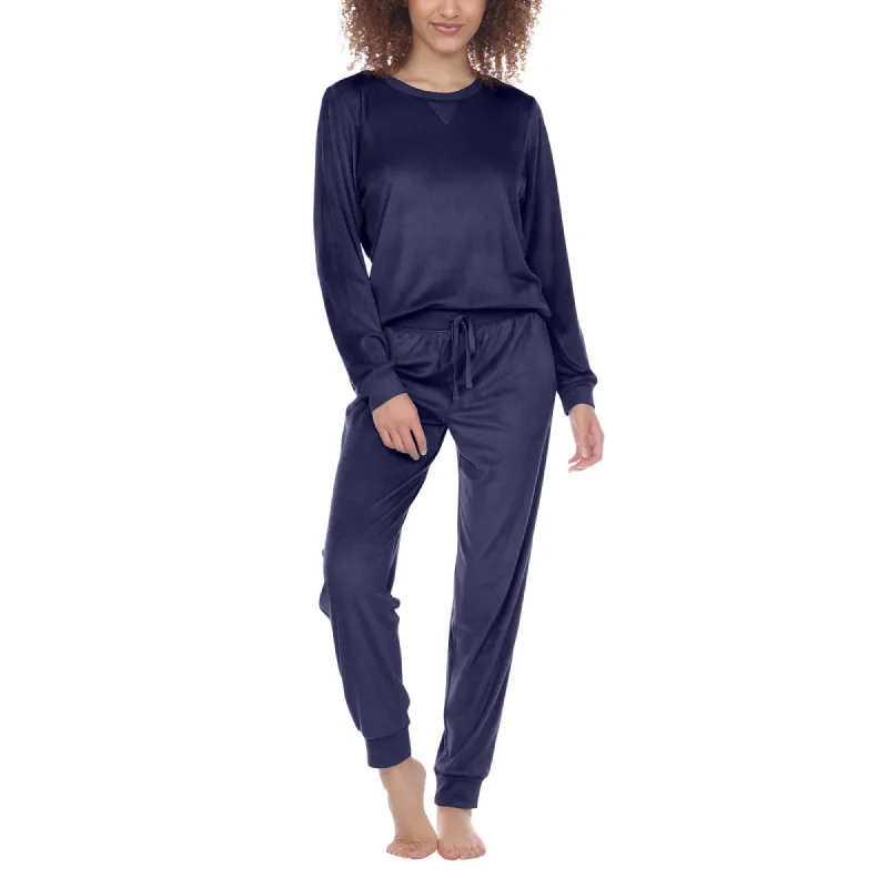 Low Prices Honeydew Women's 2-Pc Super Soft Fleece Velour Pajama Lounge Set