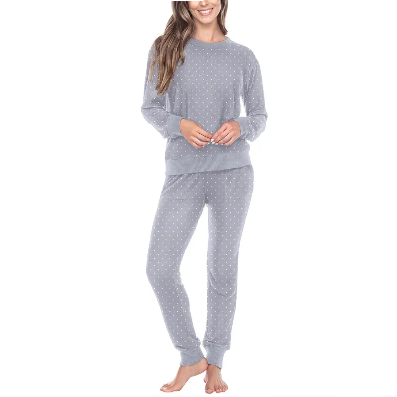 Major Savings Honeydew Women's 2-Pc Super Soft Printed Soft Pajama Lounge Set