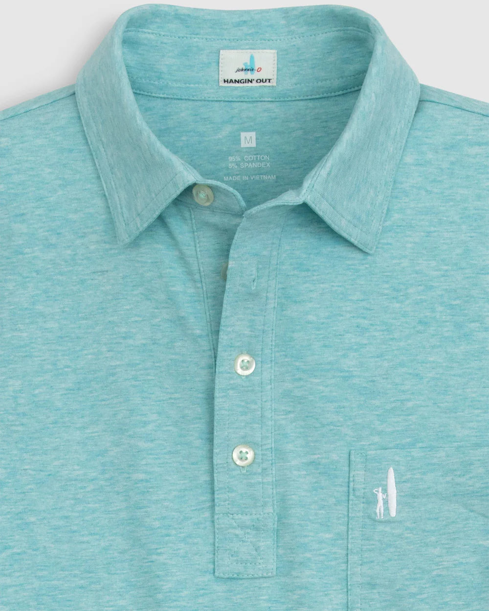 Blowout Sale Heathered Original Polo (Blue Crush)