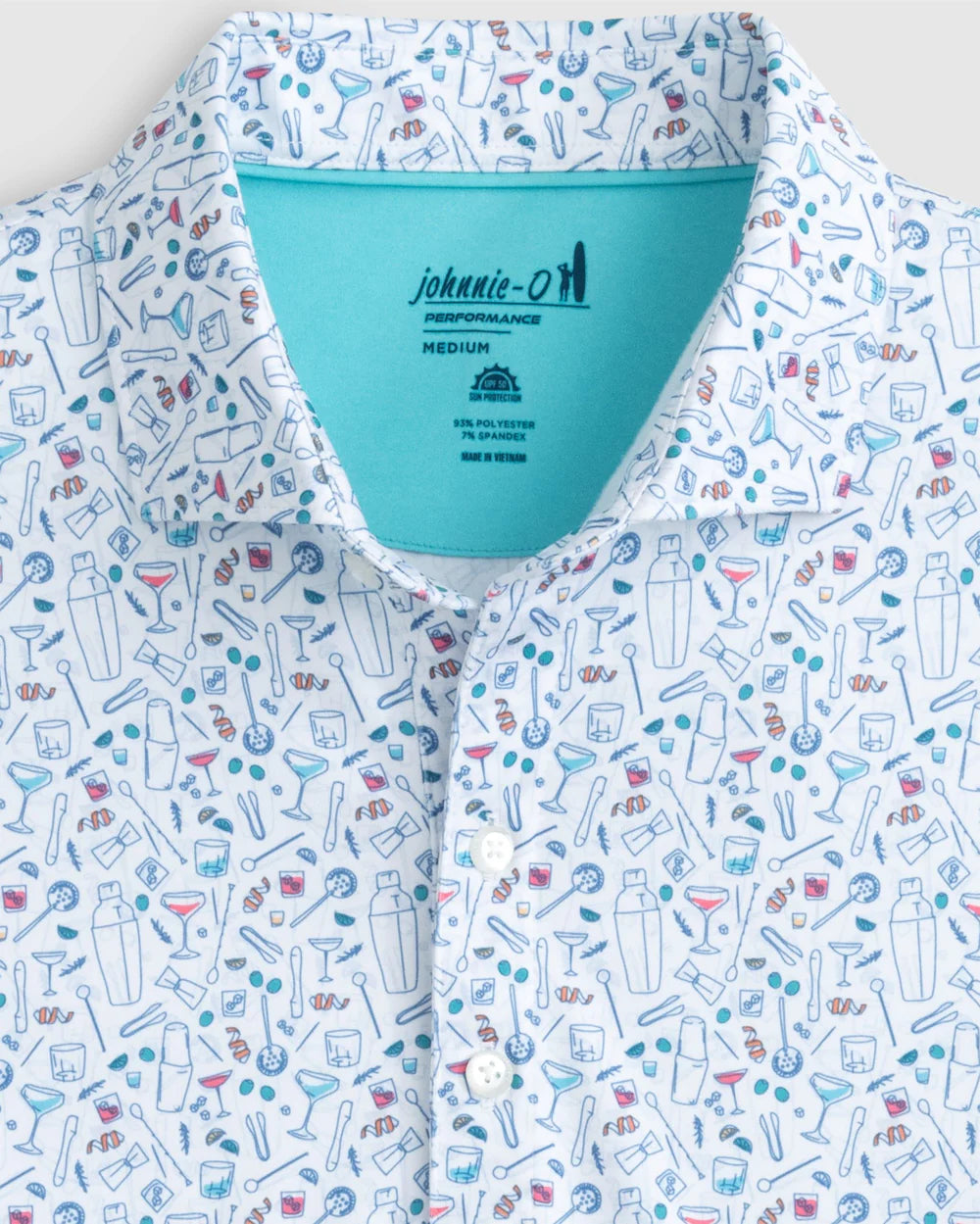 Final Clearance Cocktail Chemistry Polo (White)