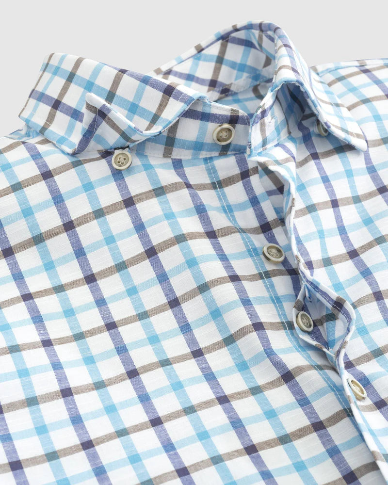 Best Bargains Mardy Hangin' Out Button Up Shirt (Bondi Blue)