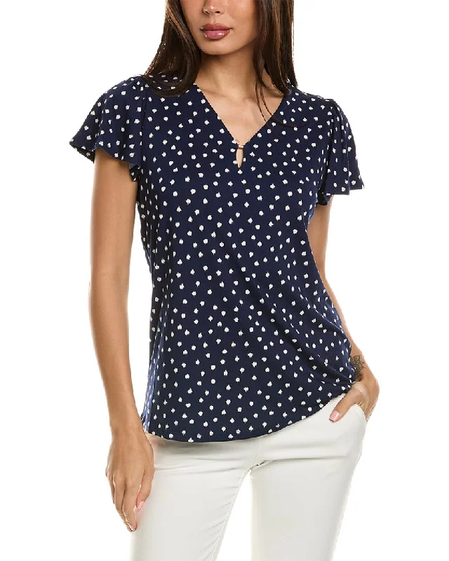 Extra Savings Jones New York Flutter Sleeve Top