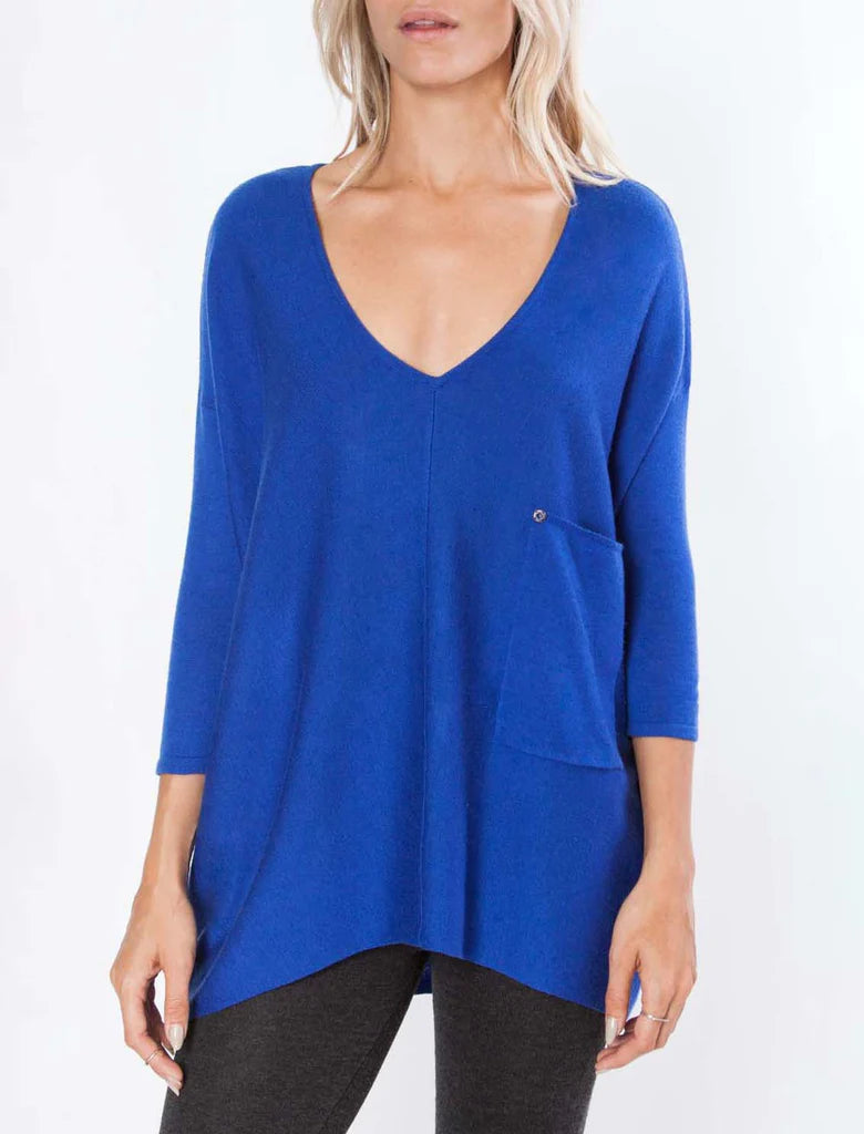 Super Sale Raven Top (Royal Blue)