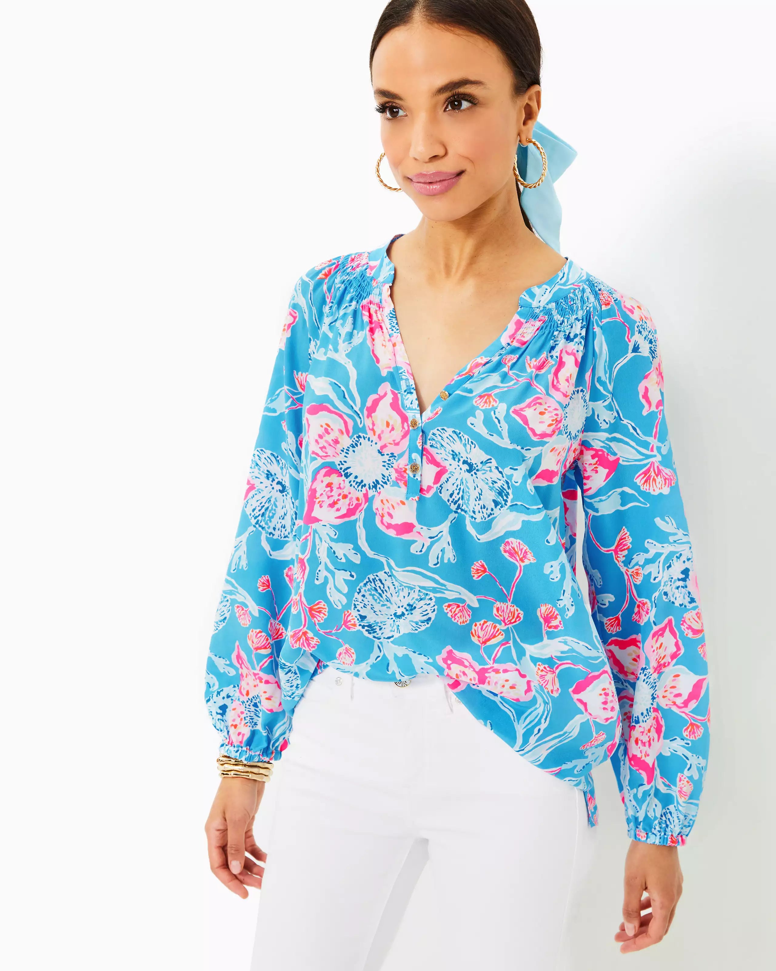 Great Bargains Elsa Top (Bahamian Rhapsody)
