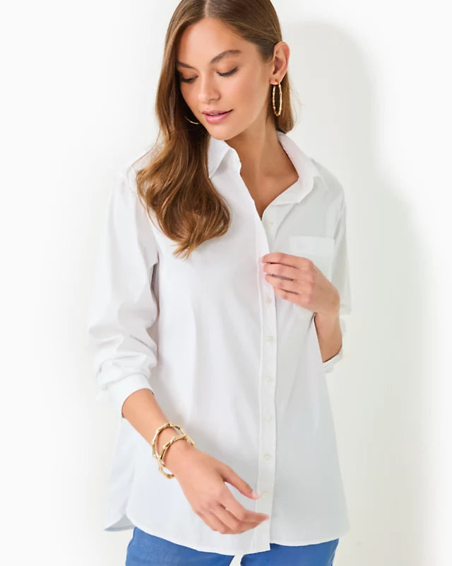 Exclusive Offers The Relaxed Lilly Shirt (Resort White)