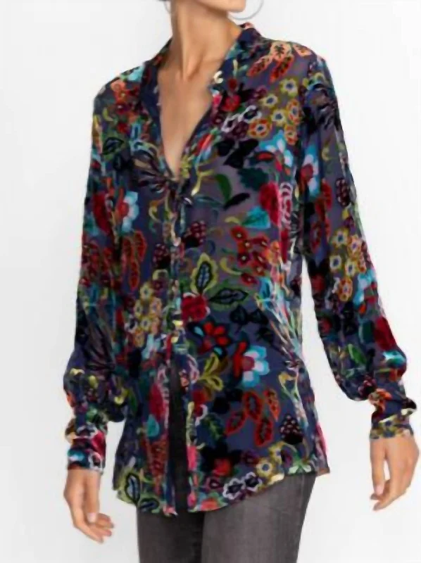 Final Markdown Minto Burnout Yrene Blouse In Mti