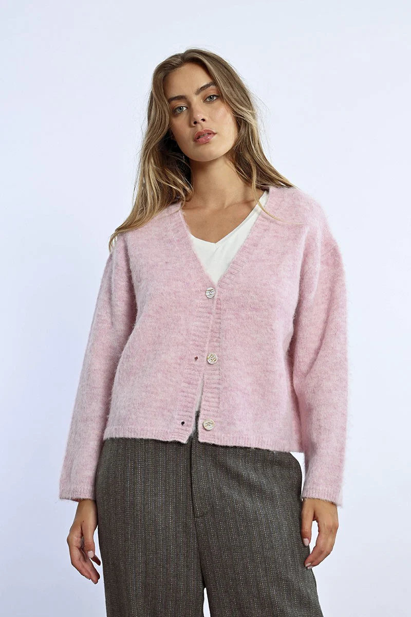 Customer Appreciation Sale Knitted Cardigan (Light Pink)