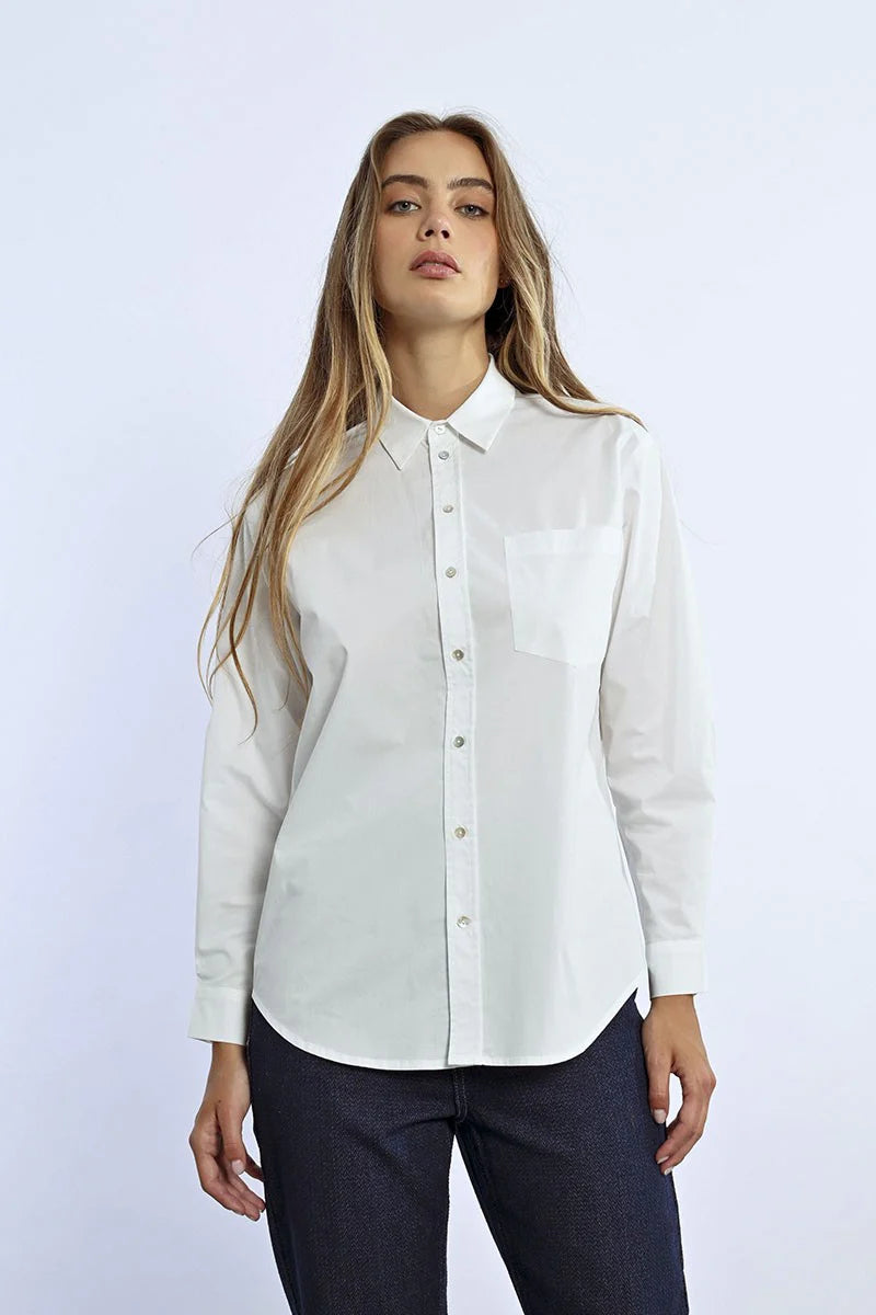 Today’s Special OVERSIZED COTTON SHIRT (White)
