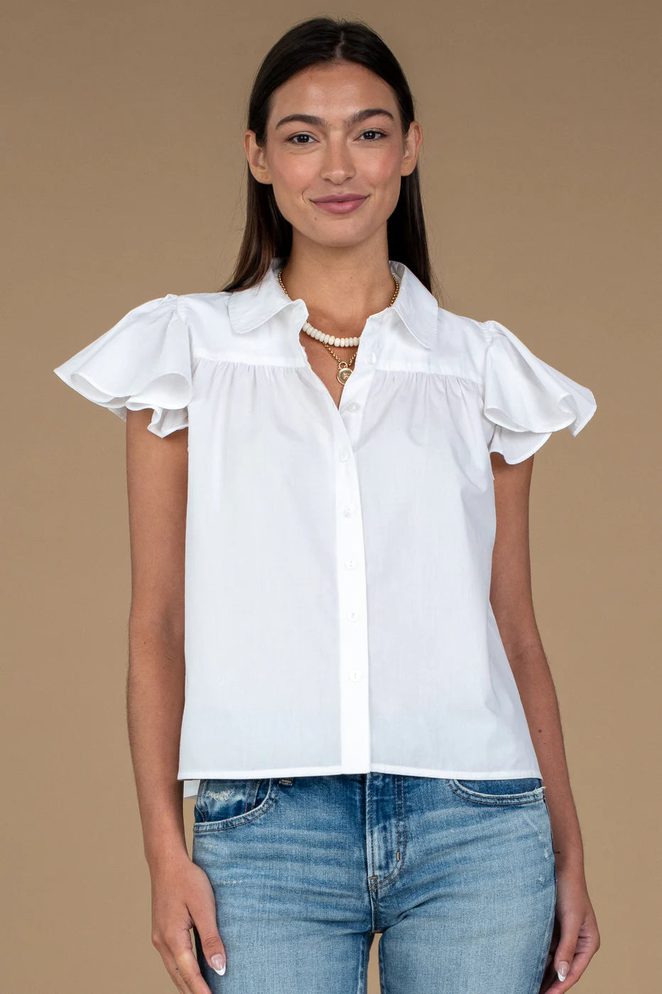 Don't Wait Val Top (Solid White)