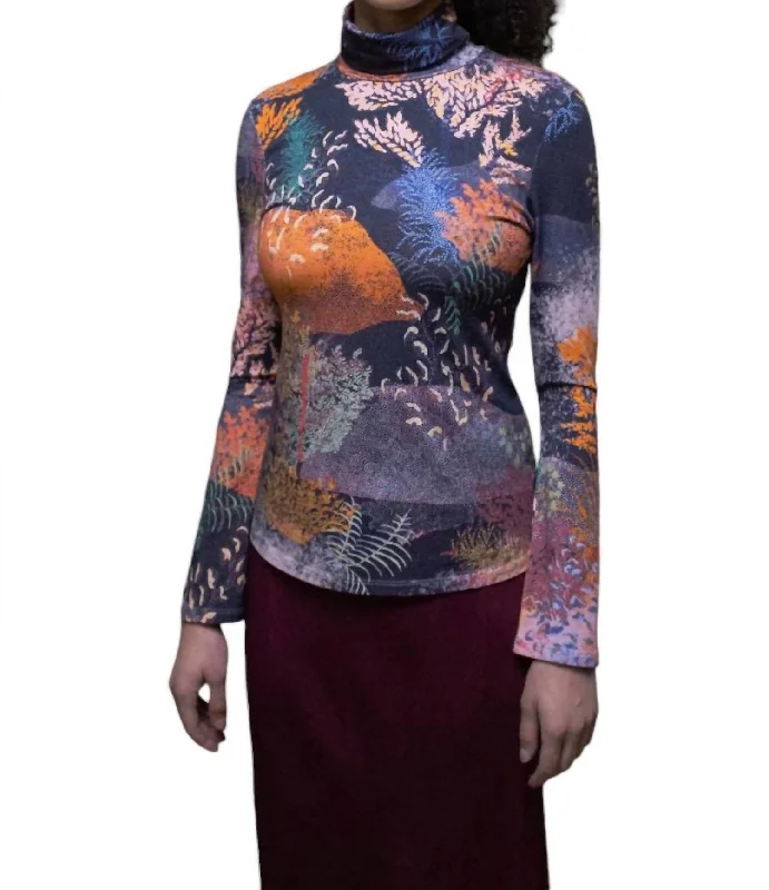 Early Access Orma Turtleneck Top In Tramuntana