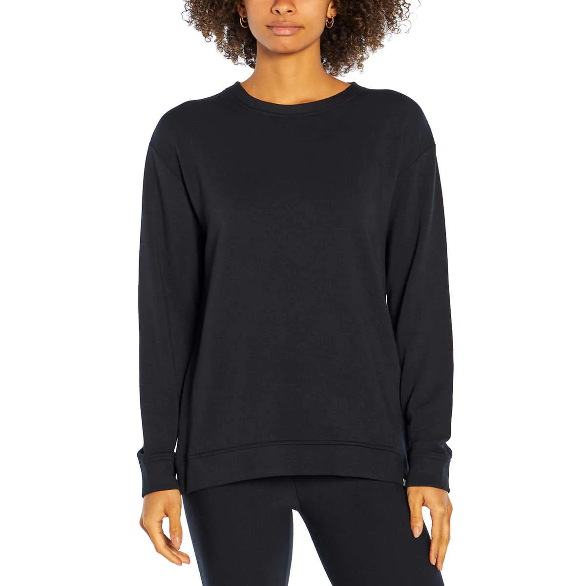 New Deals Orvis Women's Relaxed Fit Crewneck Tunic Length Pullover Top