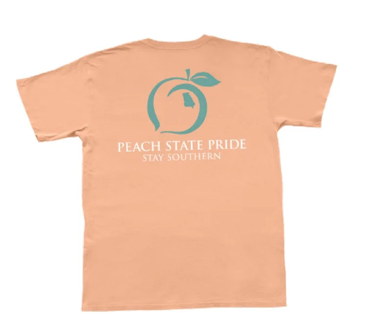 Big Discounts Classic Stay Southern Short Sleeve Tee (Peach)