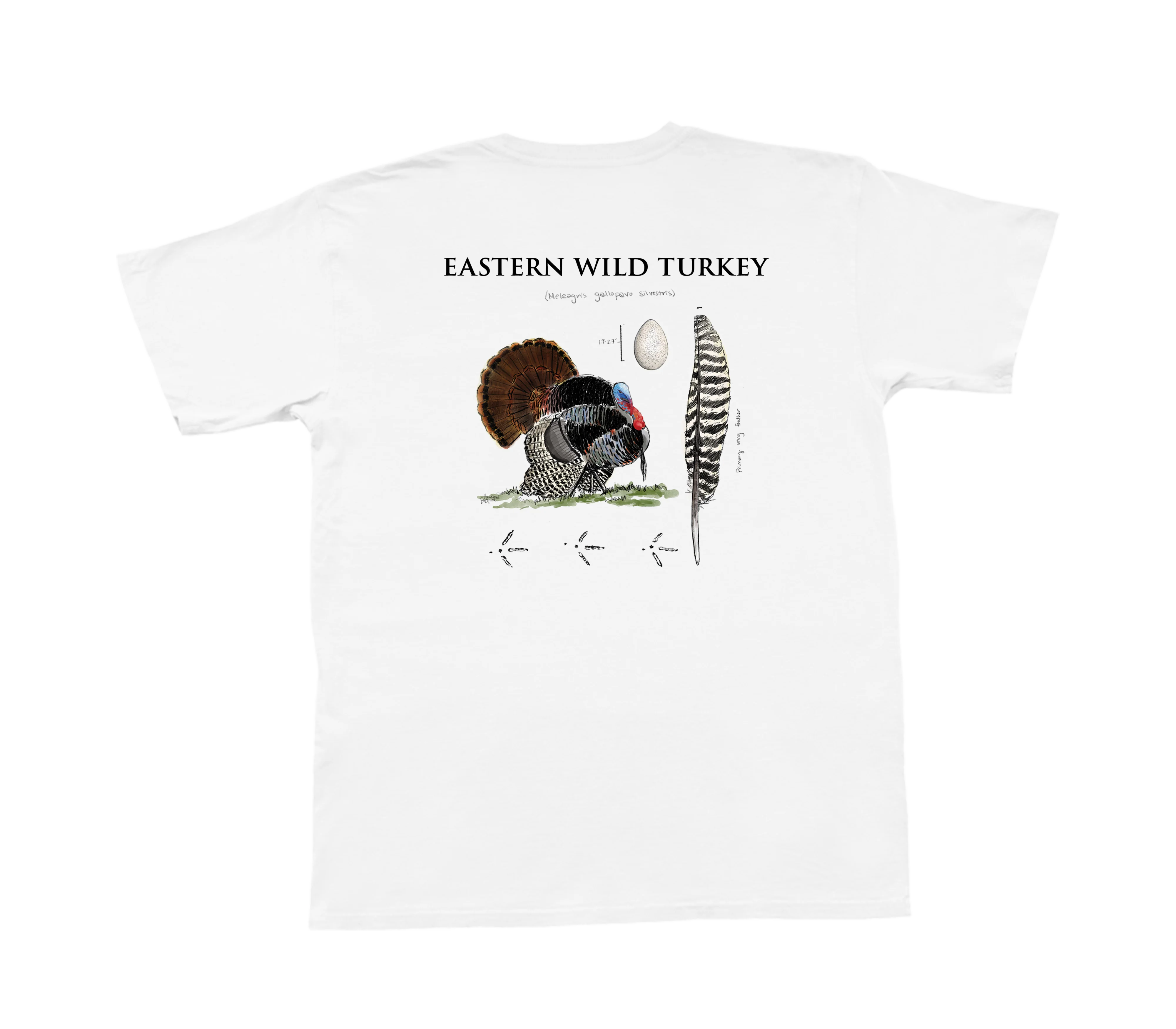 Great Deals Eastern Wild Turkey Short Sleeve (White)