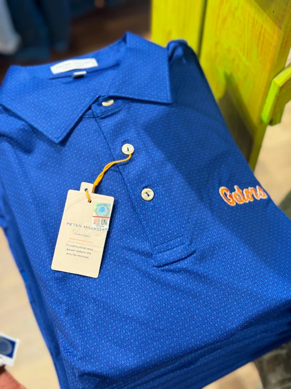 Savings Alert Tesseract Gator Polo (Blue)