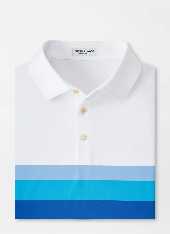 Steals and Deals Macon Performance Jersey Polo (White)