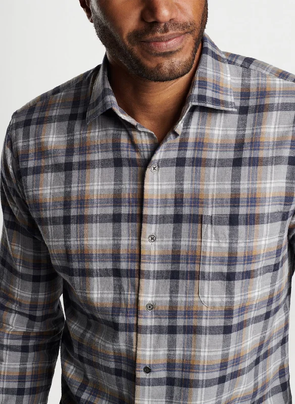 Shop and Save Iron Way Cotton Sport Shirt (Gale Grey)