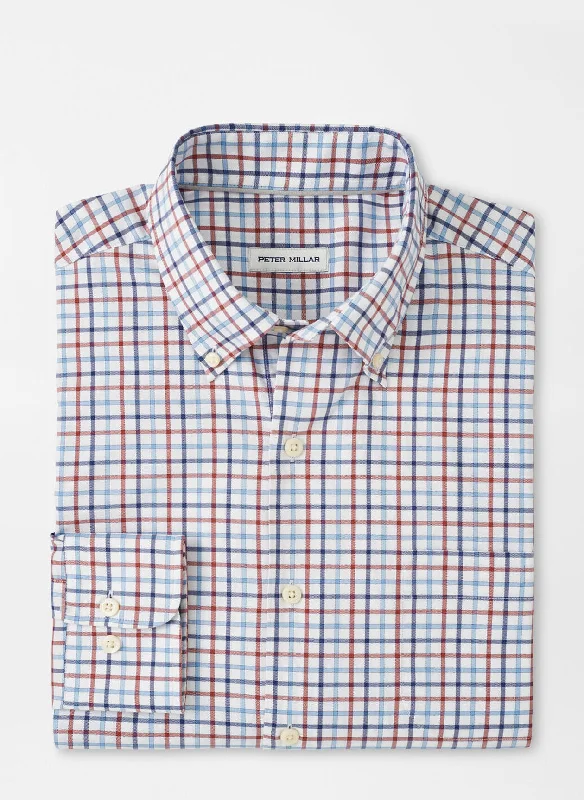 Price Rollback Calgary Crown Lite Cotton-Stretch Sport Shirt (Burnt Orange)