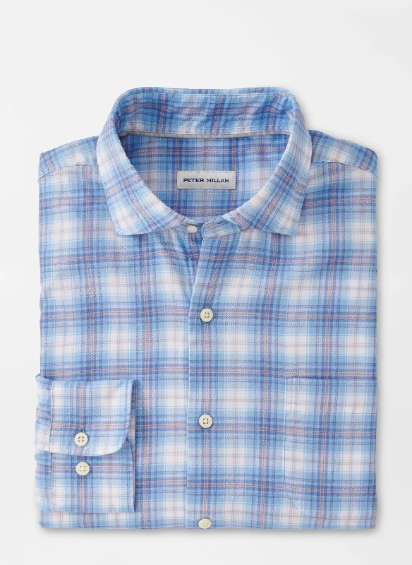 Crazy Deals Wester Summer Soft Cotton Sport Shirt (Cottage Blue)