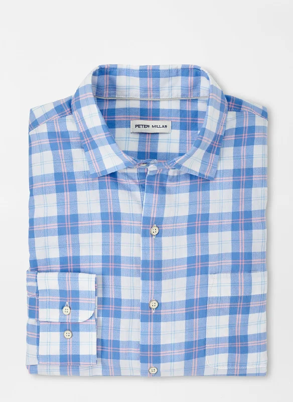 Blowout Deals Menlo Cotton Shirt (Blue Granite)