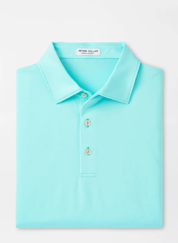 Big Discounts Solid Performance Jersey Polo (Cabana Blue)