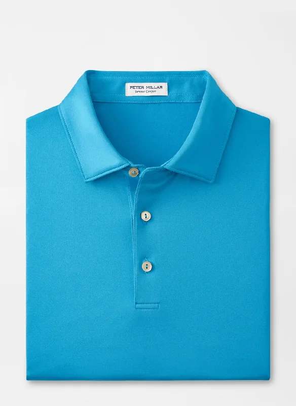 Special Promotion Solid Performance Jersey Polo (Jasper Blue)