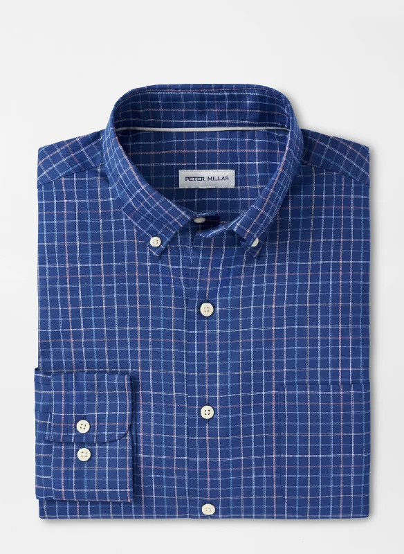 Quick Sale Patten Crown Lite Cotton Sport Shirt (Navy)