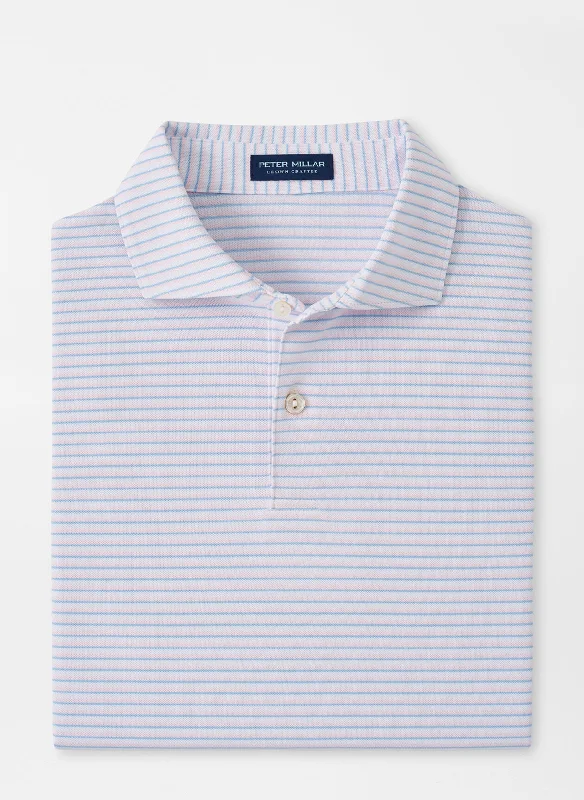 Clearance Event Tempo Performance Mesh Polo (White/Misty Rose)
