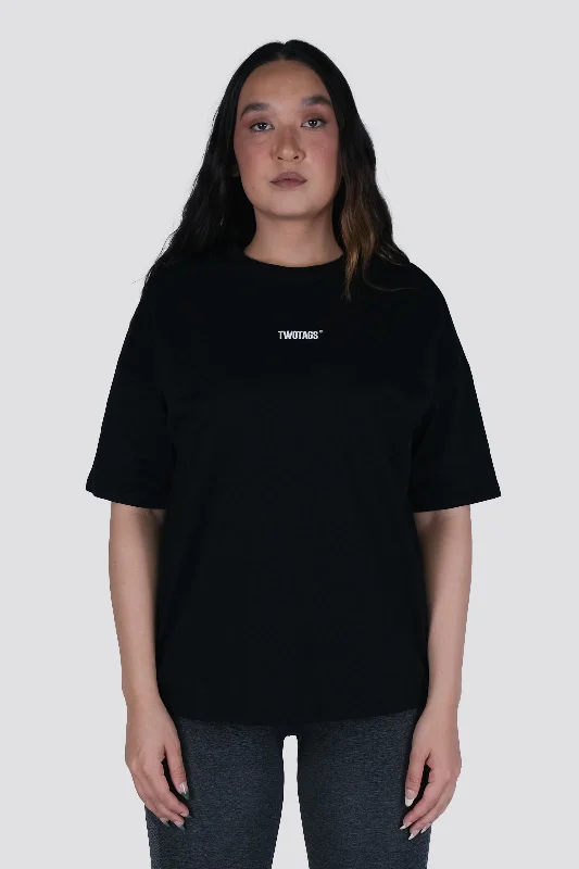 Super Sale Placid Oversized T-Shirt - Black