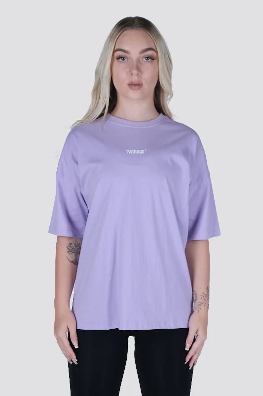 Steals and Deals Placid Oversized T-Shirt -Lilac