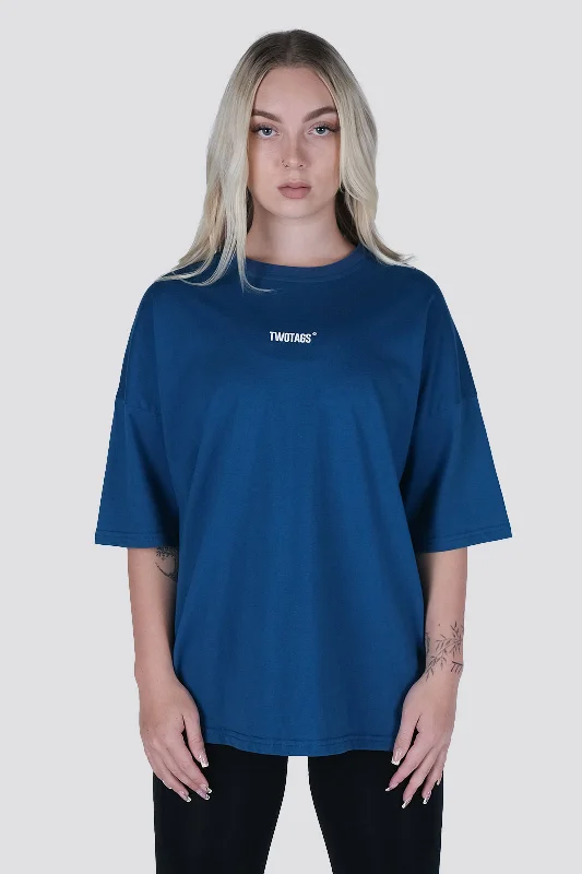 Special Price Placid Oversized T-Shirt - Sapphire