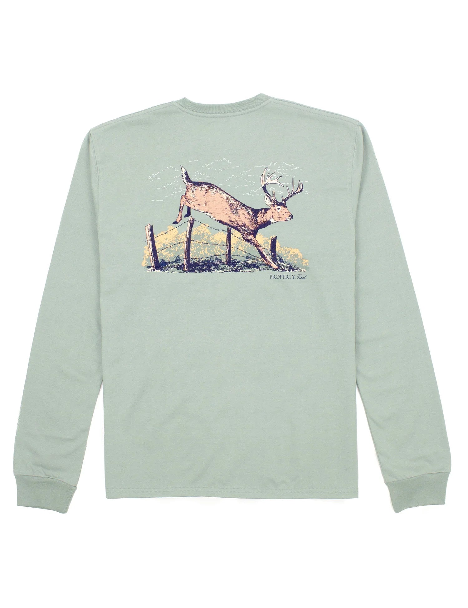 Crazy Savings Jumping Buck Tee (Sage)