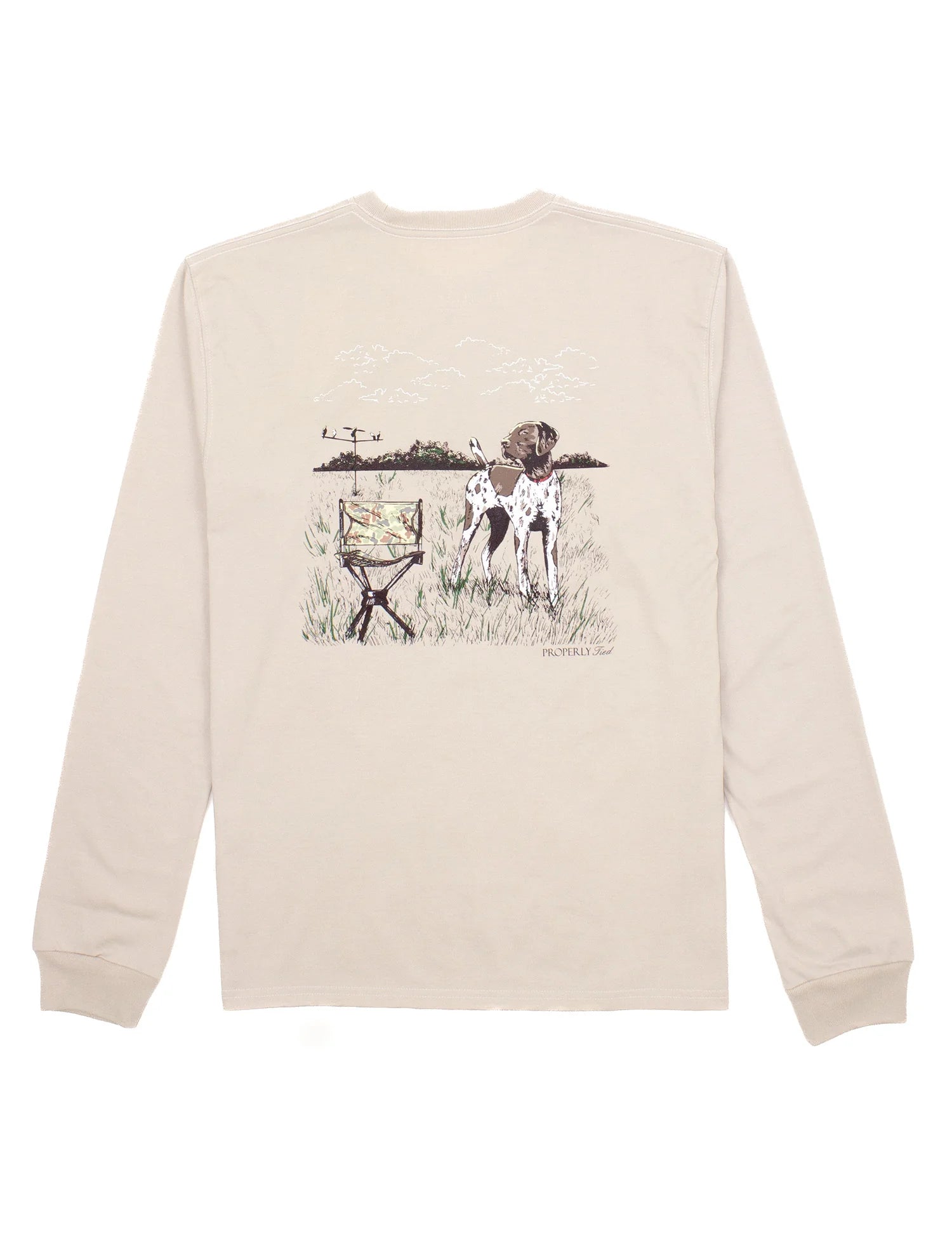 TIME-Limited Offer Dove Hunt Tee (Linen)