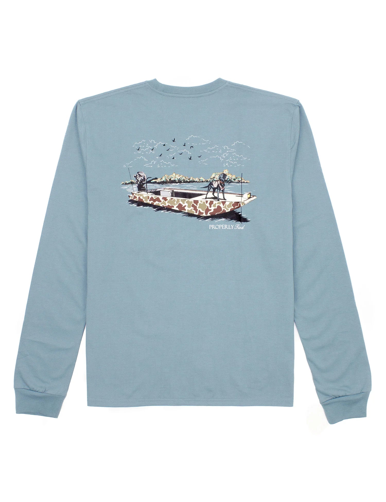 Take Advantage Boat Ride Tee (Steel Blue)