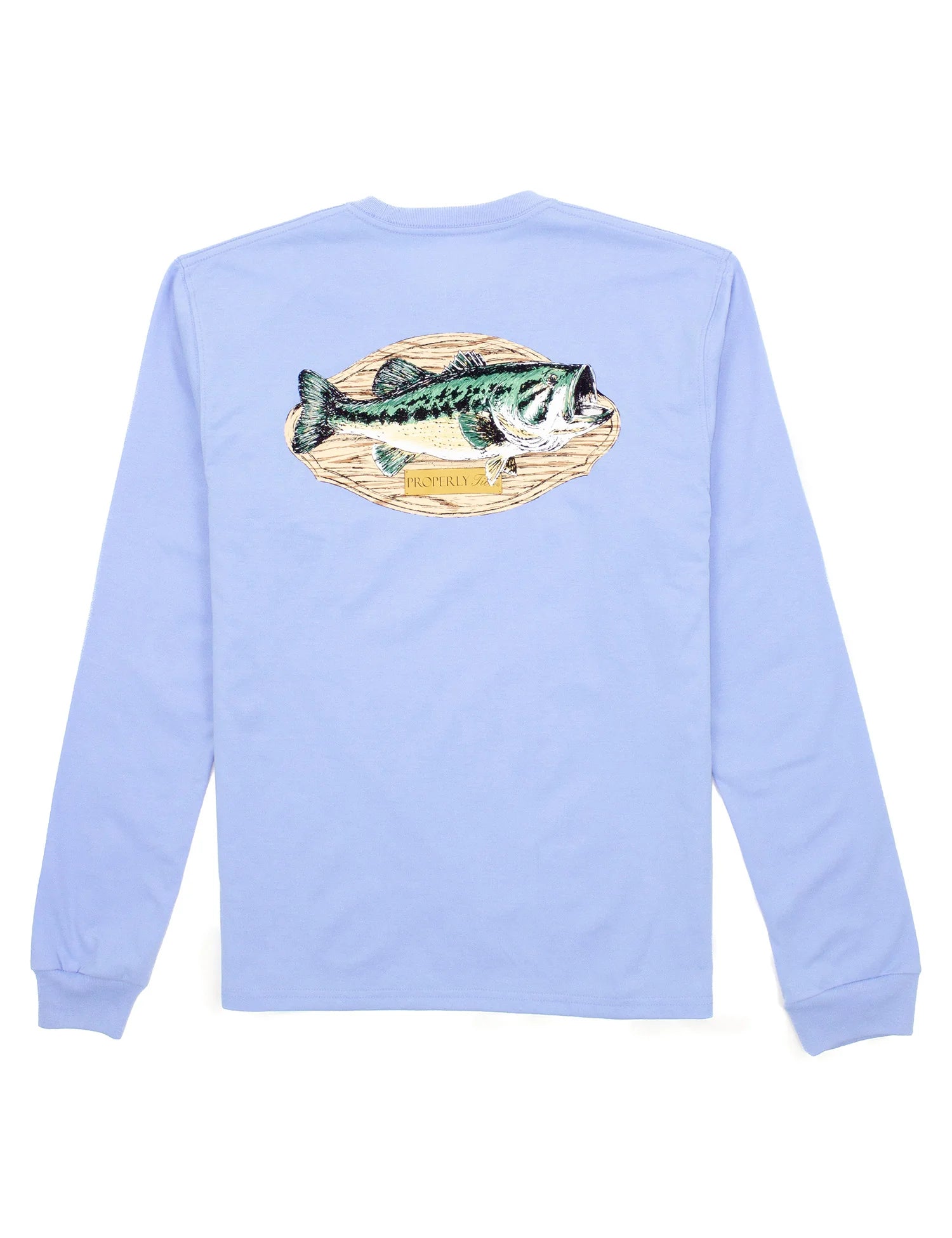 Stock Clearance Bass Mount Tee (Light Blue)