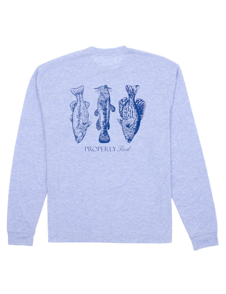 New Markdowns Fisherman's Paradise Tee (Baby Blue)