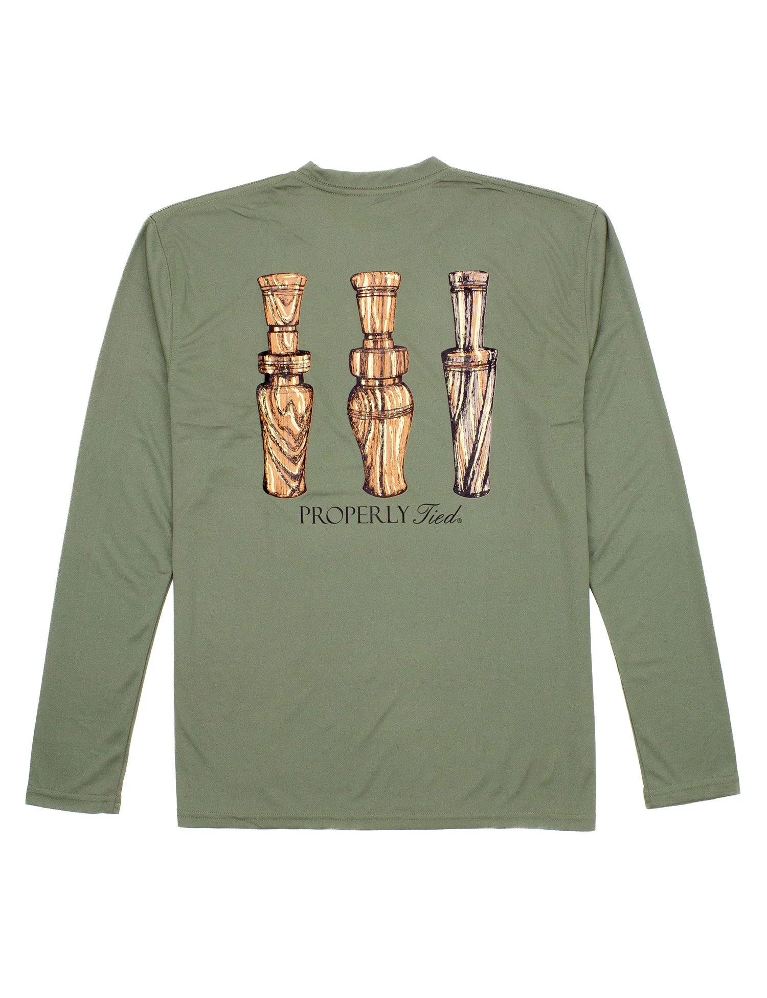 Steals and Deals Duck Calls Performance Tee (Olive)