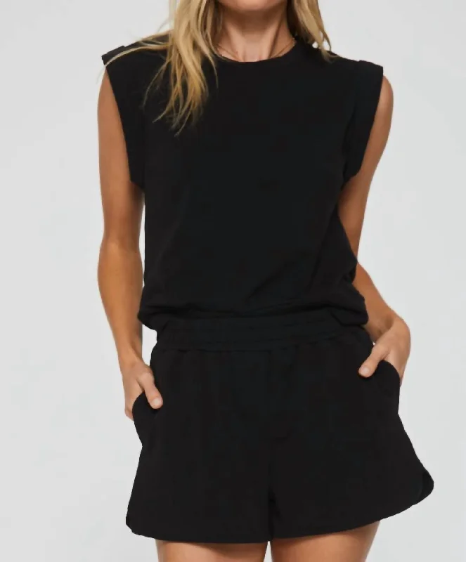 Mega Deal Reagan Muscle Sweatshirt In Black