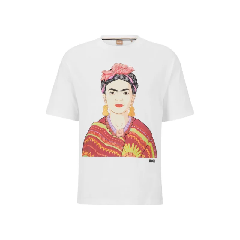 The Best Prices Relaxed-fit cotton T-shirt with Frida Kahlo graphic