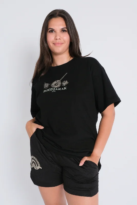 Value Deals Rhythm Oversized Tee - Black