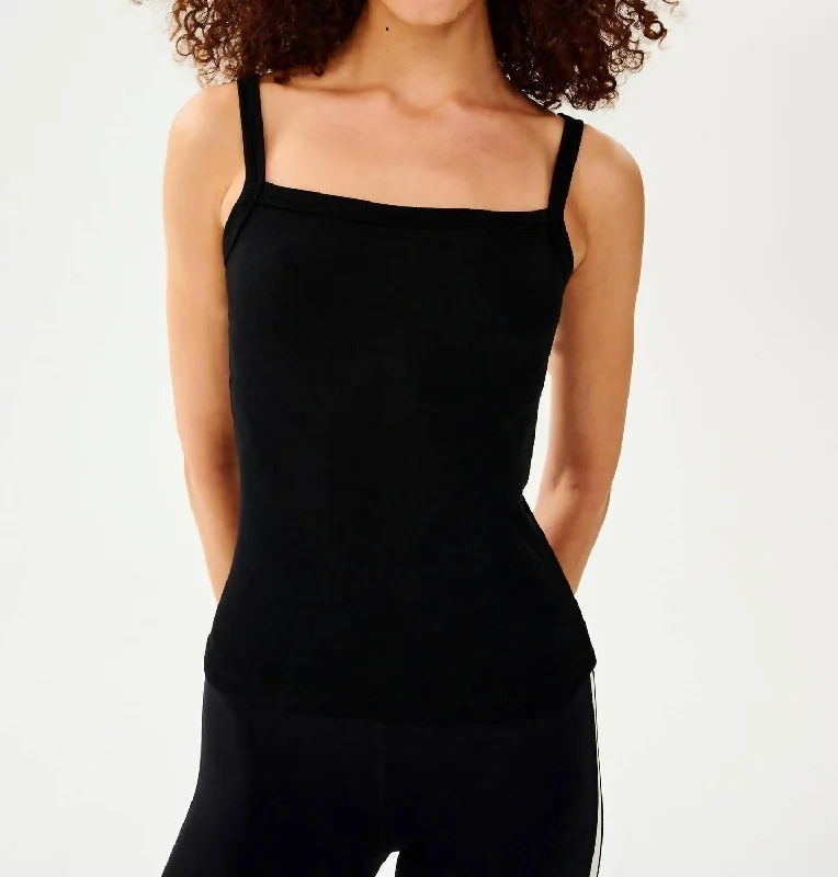 Loyalty Reward Romy Rib Tank In Black