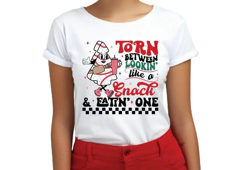 Unbeatable Prices Short Sleeved Christmas Tee In White