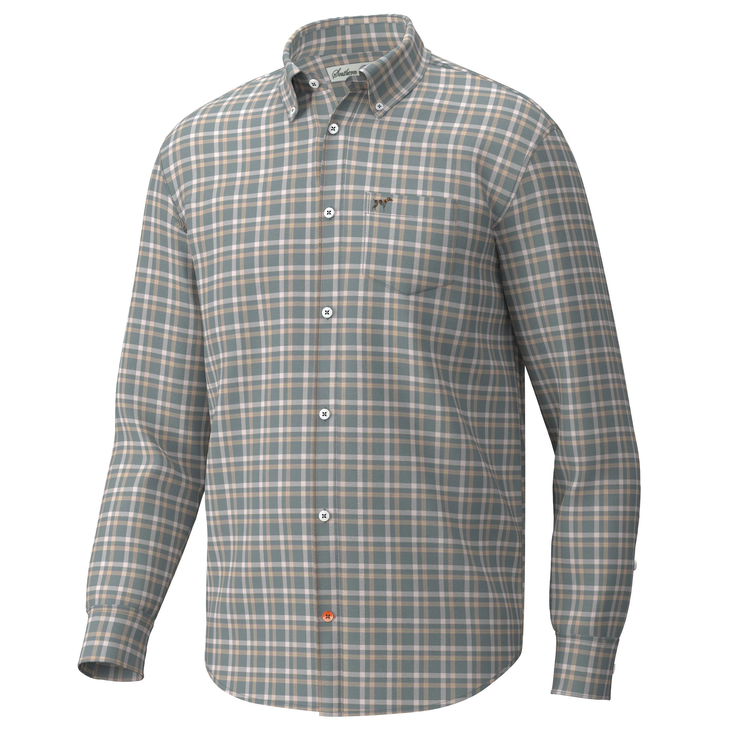 Closeout Sale Hadley Luxe Button Down (Whitfield Plaid)