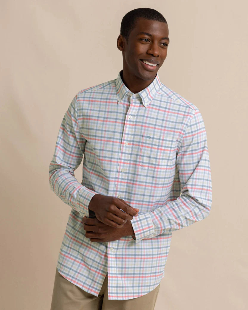 Low Prices Pelham Gingham Sportshirt (Geranium Pink)