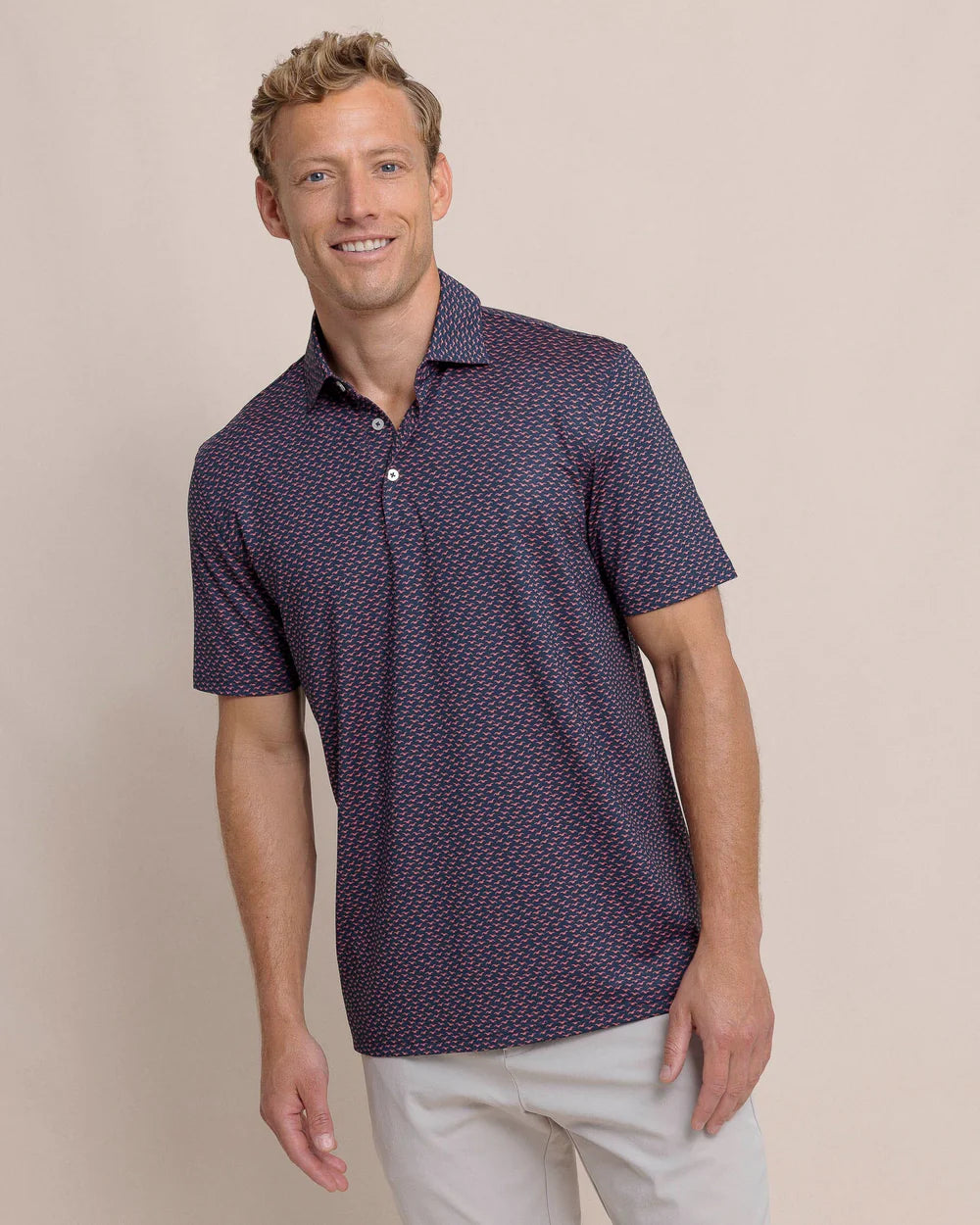 Today’s Deal Driver Fall Flock Polo (Dress Blue)