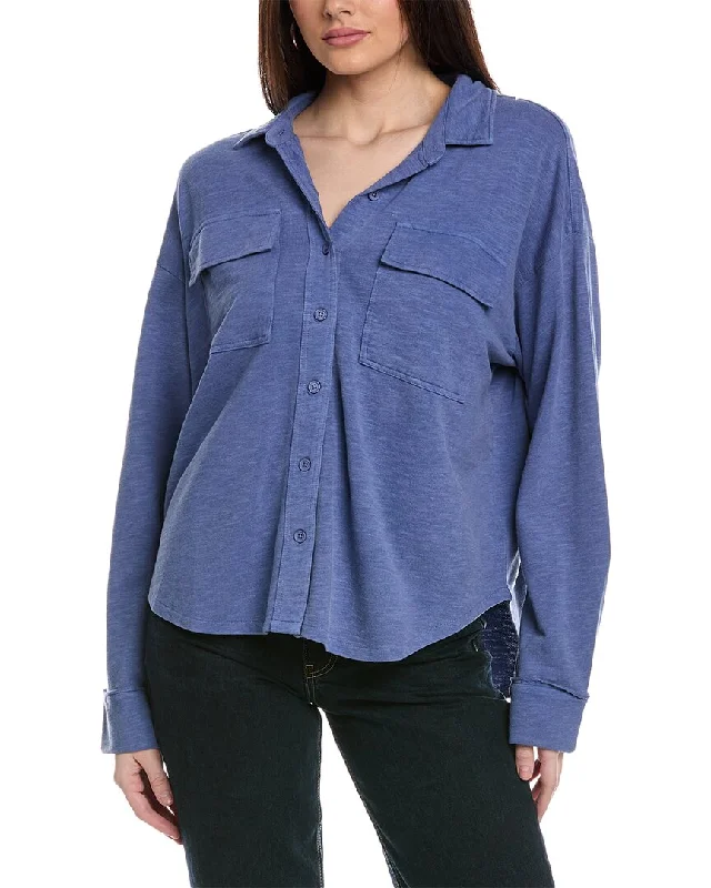 Deal Zone Splendid Amara Pocket Button-Down Shirt