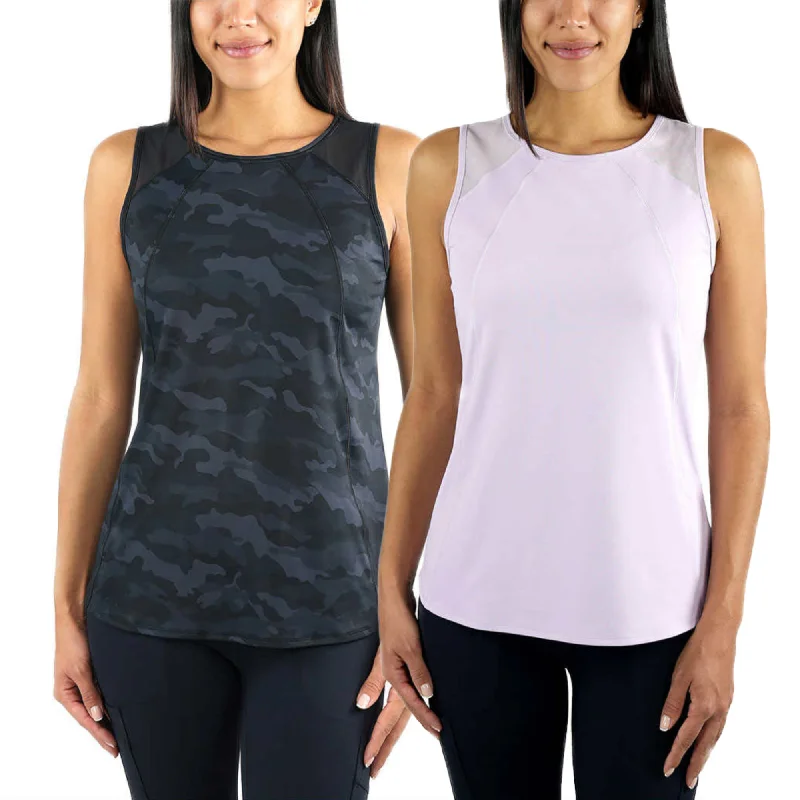 Overstock Sale Spyder Women's Soft Moisture Wicking Reflective Logo Active Tank