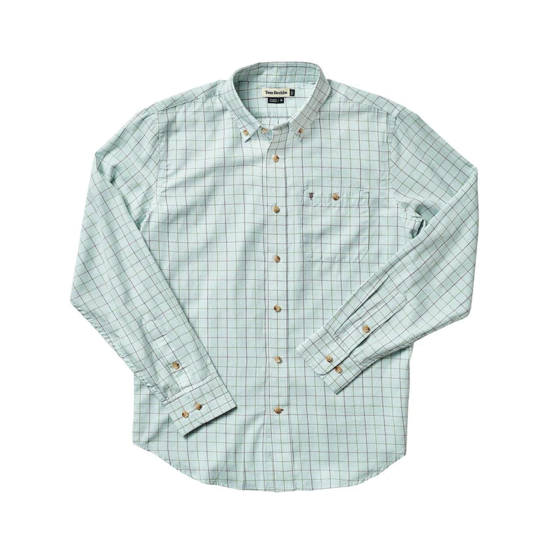 Must-Have Deals Cotton Lawn Shirt (Ballad Blue Windowpane)