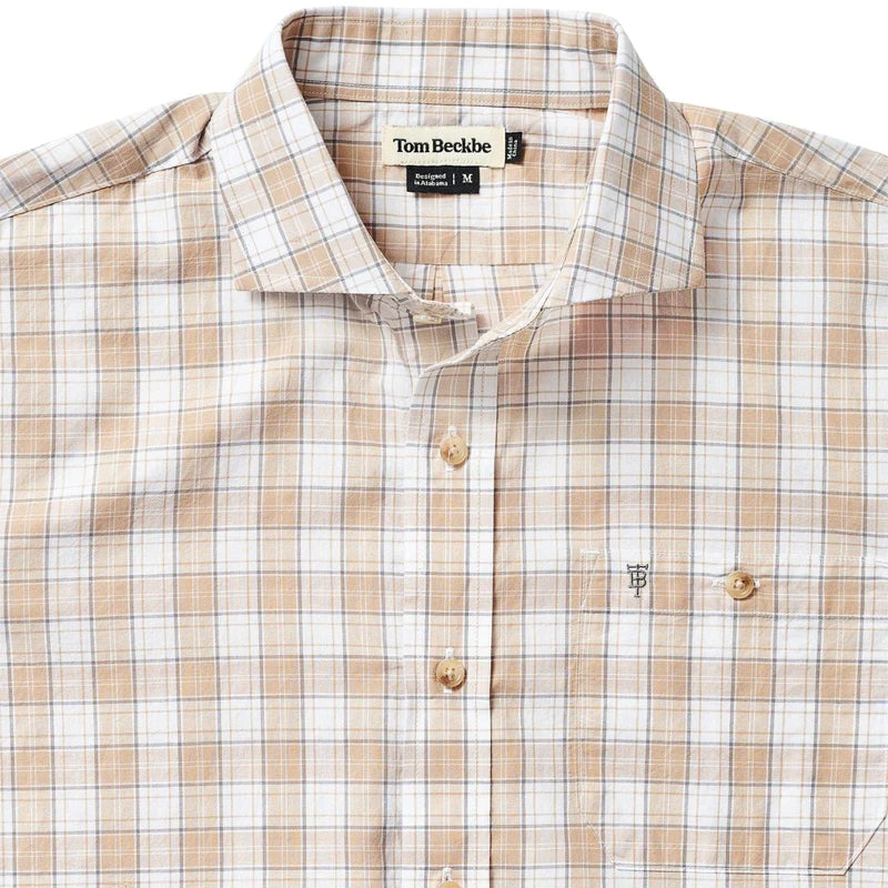 Limited Time Pima Lino Shirt (Wheat/Gray)