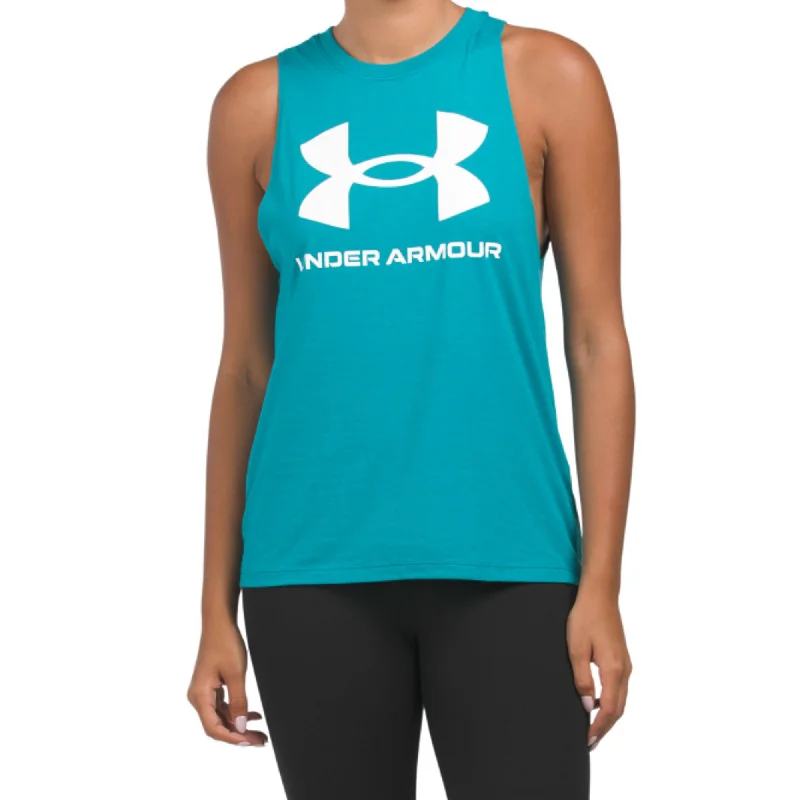 Price Meltdown Under Armour Women's Logo Print West Live Sport Style Active Tank Top