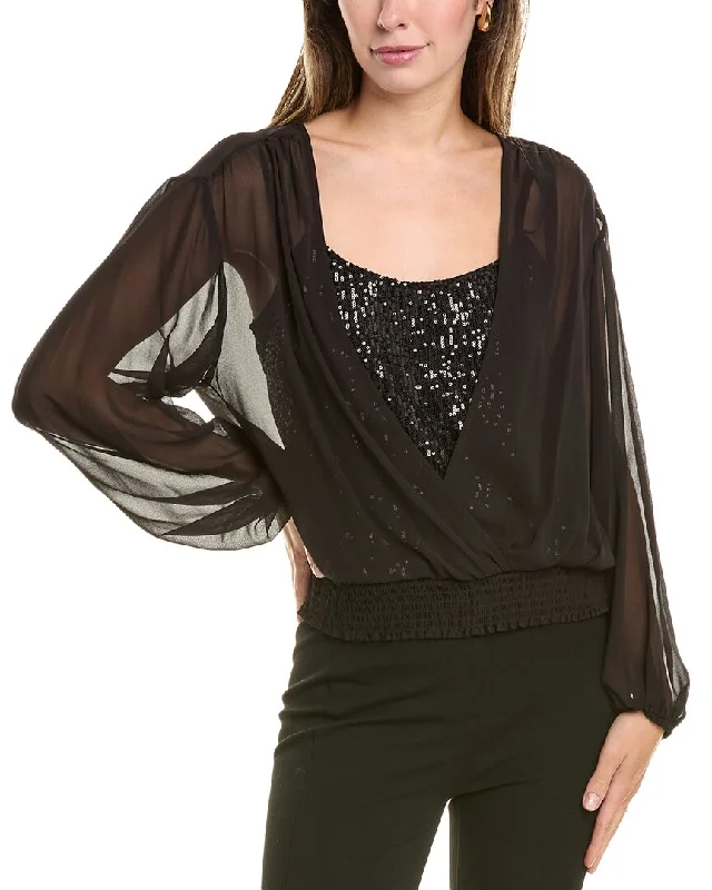 Amazing Deals Vince Camuto Overlapping Blouse